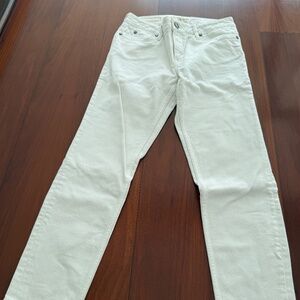 BURBERRY trousers pants jeans 28R white